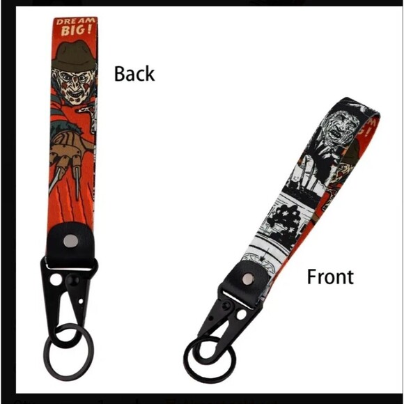 Freddy Kruger nightmare on Elm Street key bracelet wristlet hook latch - Picture 1 of 5